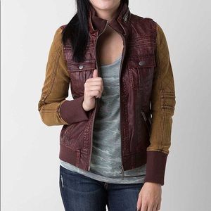 BKE Vegan Leather Jacket